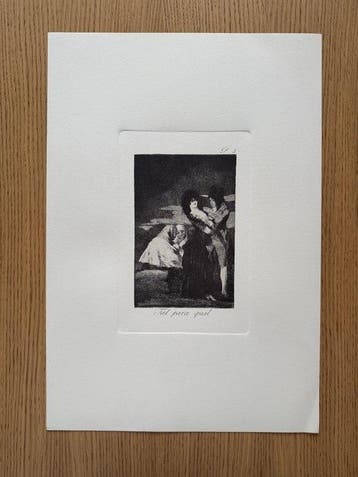 Francisco De Goya (1746-1828) - Tal para qual, plate from