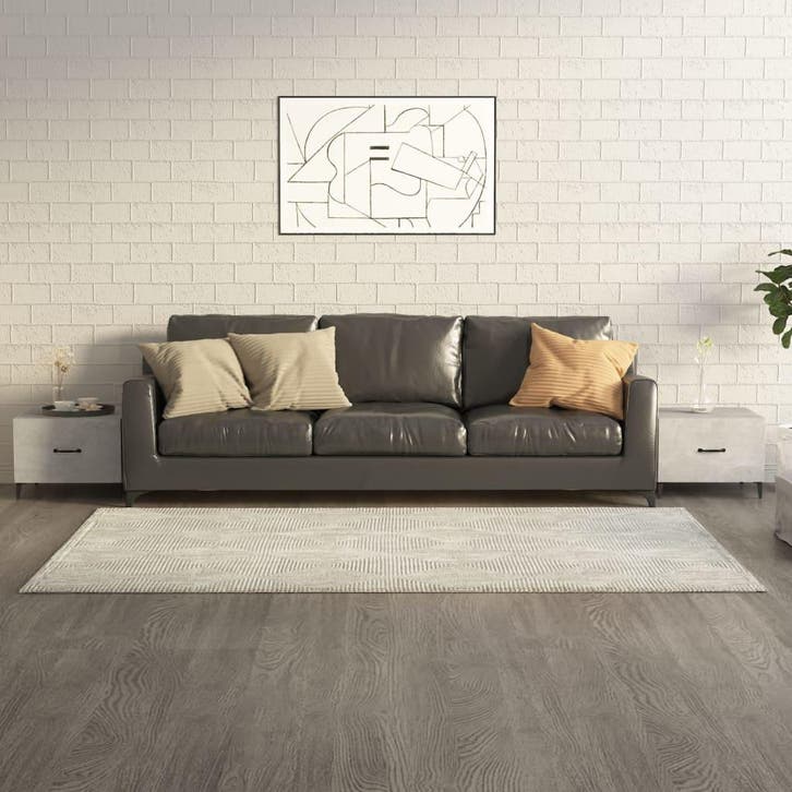 vidaXL Salontafel 2 st met metalen poten 50x50x40 cm, Huis en Inrichting, Tafels | Salontafels, Nieuw, Verzenden