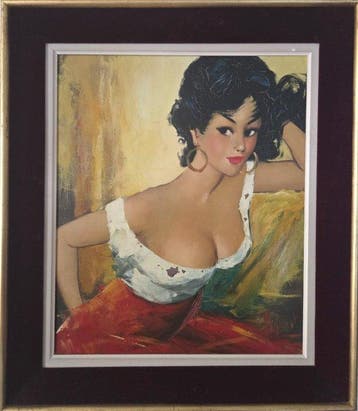 Spaanse school (XX) - La belle espagnole
