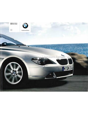 2006 BMW 6 SERIE COUPÉ | CABRIO BROCHURE DUITS, Nieuw