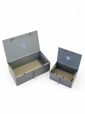 Safety - Brandkast (2) - Metaal - Vintage Cash / Money Box