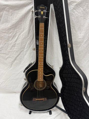 Ibanez - AEB8E-BK – Semi-Acoustic Bass - - 4-snarige