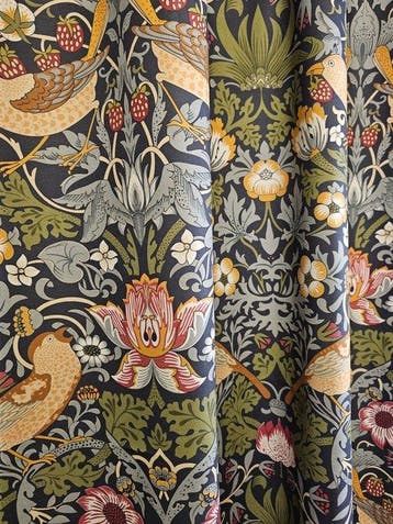 Exclusieve William Morris-stof van hoogwaardig katoen -