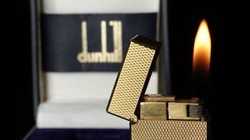 Dunill - Barley Pattern Rollagas Lighter - Zonder, Nieuw