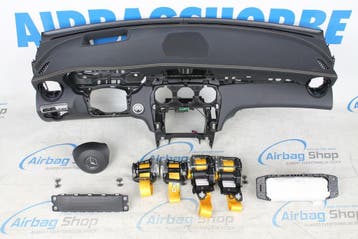 Airbag kit Tableau bord HUD couture jaune Mercedes-Benz GLC
