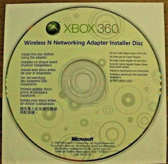 Wireless N Networking Adapter Installer Disc, Games en Spelcomputers, Games | Xbox 360, Zo goed als nieuw, Ophalen of Verzenden