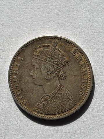 Brits India. Victoria. 1 Rupee 1901 Calcutta (Zonder