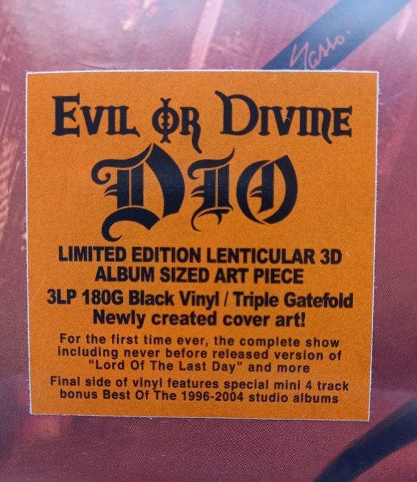 Dio - Evil or Divine - LP Box set - 180 gram, Heruitgave,, Cd's en Dvd's, Vinyl Singles