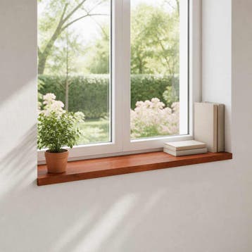 vidaXL Raamprofielen 2 st Bruin 120 x 40 x 2 cm Massief, Verzenden