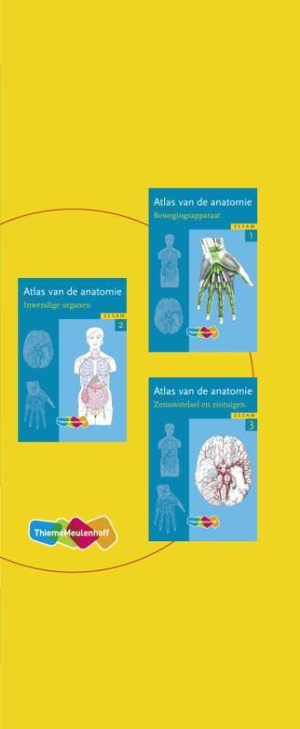 Atlas van de anatomie set van delen 1,2 en 3 9789006952346, Boeken, Verzenden, Zo goed als nieuw, W. Platzer