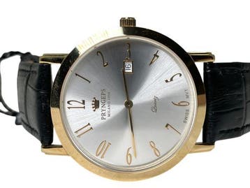 Veiling - Pryngeps | Klassiek Goudkleurig Horloge, Bijoux, Sacs & Beauté, Montres | Hommes