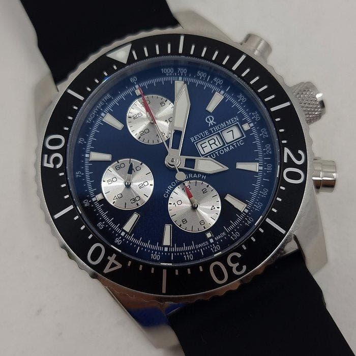 Revue Thommen - Diver’s Day-Date Chronograph - 17030.6525 -, Handtassen en Accessoires, Horloges | Heren