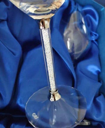 Swarovski - Beker (2) - Kristal, Glas