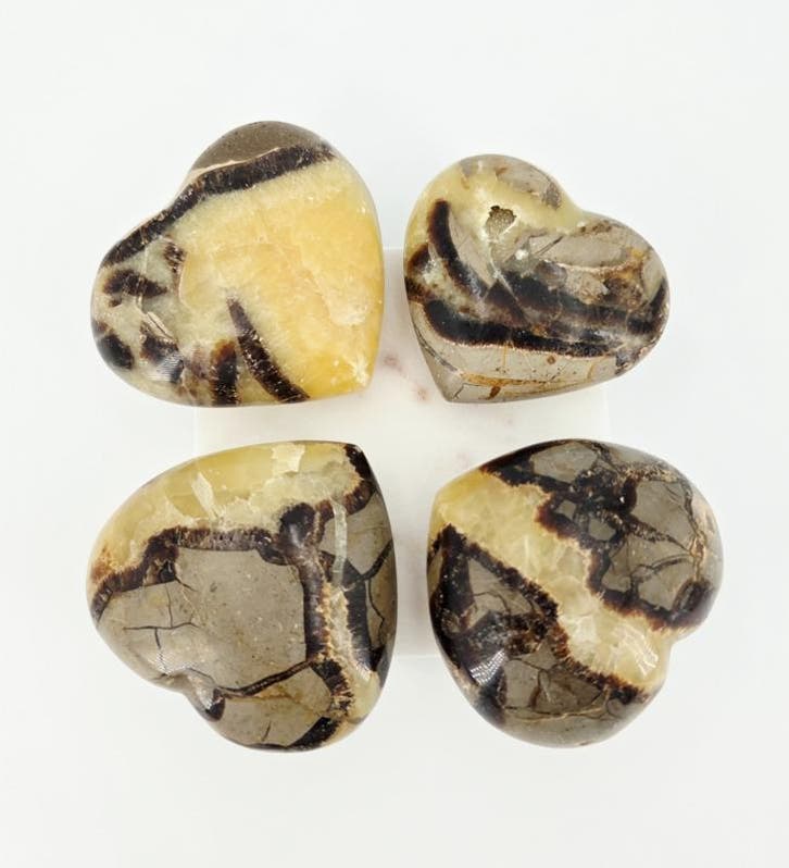 Septarie Hart (Drakenei) zie filmpje, Handtassen en Accessoires, Edelstenen, Ophalen of Verzenden