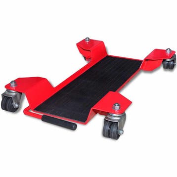 vidaXL Motorstandaard verrijdbaar rood, Verzenden, Nieuw