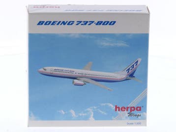 Schaal 1:500 Herpa 511070 Boeing 737-800 Boeing Company R..., Ophalen of Verzenden, Zo goed als nieuw