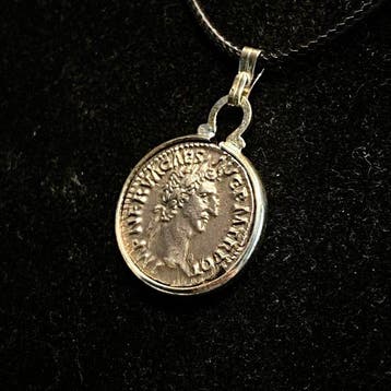 Romain antique Argent Denier romain en argent antique –