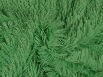 10 meter langharig bont - mint groen - Pluche stoffen, Verzenden, 120 cm of meer, Polyester, Groen