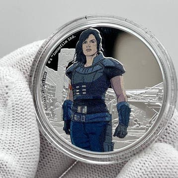 Niue. 2 Dollars 2021 Star Wars Cara Dune 1 Oz Silver coin, Postzegels en Munten