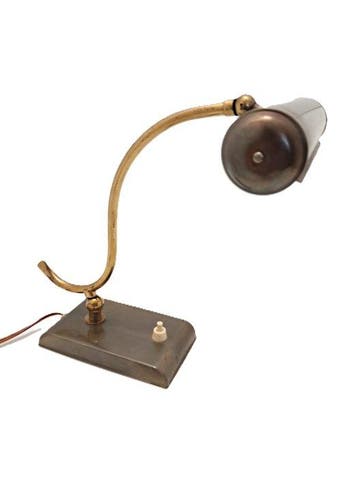 HECA - Bureaulamp - Messing