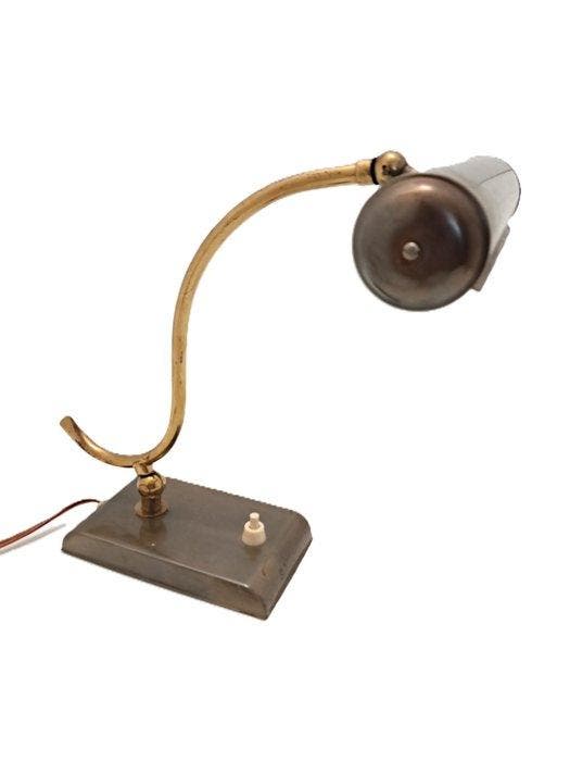 HECA - Bureaulamp - Messing, Antiquités & Art, Art | Objets design