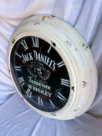 Jack Daniel’s Tennessee Whiskey – grote vintage wandklok –