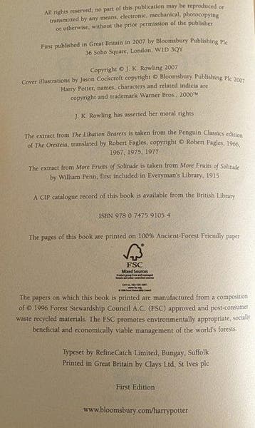 J.K. Rowling - Harry Potter and the Deathly Hallows -