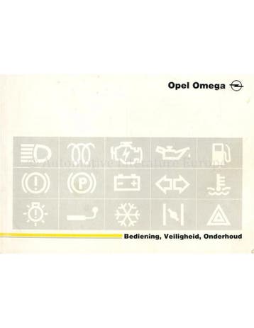 1989 OPEL OMEGA INSTRUCTIEBOEKJE NEDERLANDS, Auto diversen, Handleidingen en Instructieboekjes