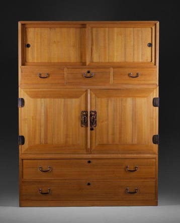 Ladenkast voor kleding - Hout, Metaal, Paulownia/Kiri-hout -