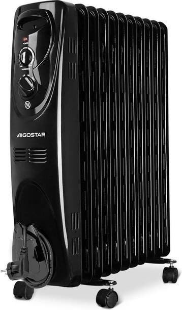 Olieradiator - 2300W Heater - Elektrische kachel - met Therm, Doe-het-zelf en Bouw, Verzenden, Nieuw