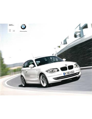 2007 BMW 1 SERIE BROCHURE ITALIAANS, Ophalen of Verzenden