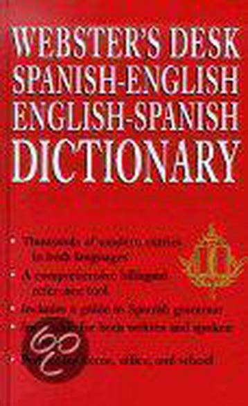 Websters Desk Spanish-English English-Spanish Dictionary, Verzenden, Zo goed als nieuw, Lorenz