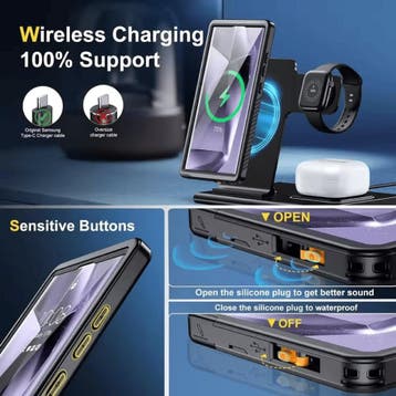 Samsung Galaxy S24 Ultra Waterdicht Hoesje - Full Body Heavy, Verzenden