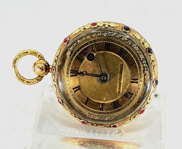 Louis Duchene & Fils - 18kt. Lepine Punkspindeluhr -