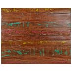 vidaXL Tafelblad rechthoekig 100x80x2,5 cm massief, Verzenden, Nieuw