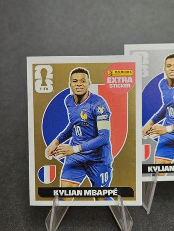2026 Panini FIFA World Cup Kylian Mbappé Extra sticker - 4, Nieuw