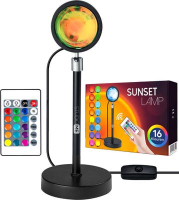 2dekans | Studio ME Sunset Lamp - Sfeerlamp - 16 Kleuren -, Ophalen of Verzenden, Nieuw