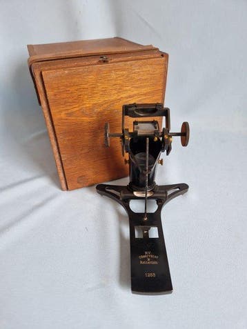 Instrument optique antique dans une boîte - Observator, Antiquités & Art