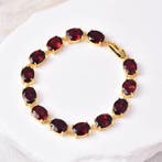 Zonder minimumprijs - Armband Zilver - Garnet -