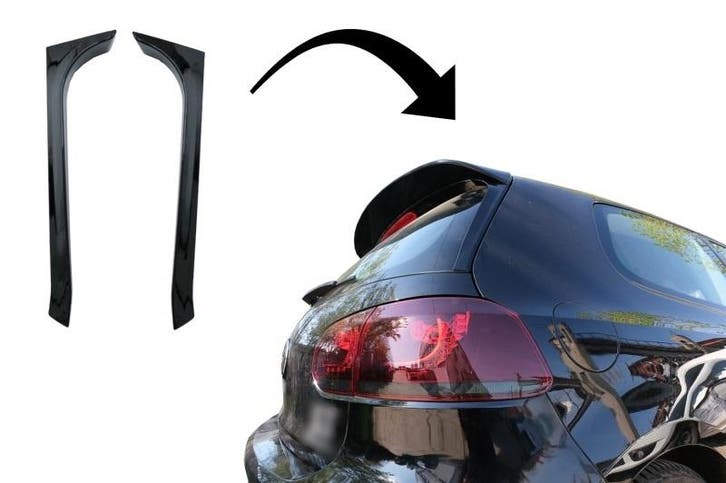 Achterklep Vertical Spoiler voor Volkswagen Golf 6 GTI / GTD, Auto diversen, Tuning en Styling, Ophalen of Verzenden