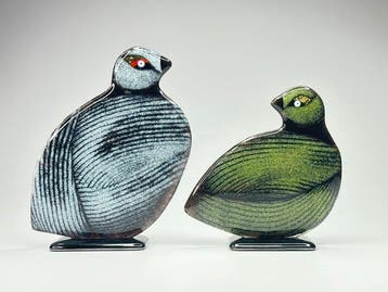 Studio Habrat - Beeldje - Partridge Pair (2) - fusie
