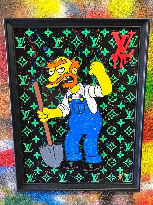 CASH - WILLIE BY LOUIS VUITTON !, Antiek en Kunst, Kunst | Schilderijen | Modern
