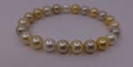Zonder minimumprijs - Armband Gouden en witte South Sea, Handtassen en Accessoires, Armbanden, Nieuw