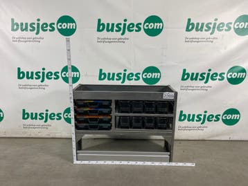 Aluca aluminium bedrijfswageninrichting gebruikt (nr 2269), Verzenden, Gebruikt