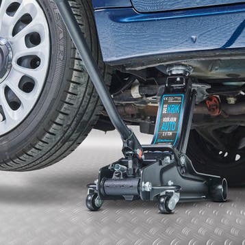 Datona Autokrik laag model 2,5 ton + assteunen 3 ton -, Auto diversen, Krikken, Ophalen of Verzenden, Nieuw