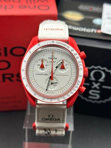 Omega x Swatch - MoonSwatch - Mission to Mars - Zonder