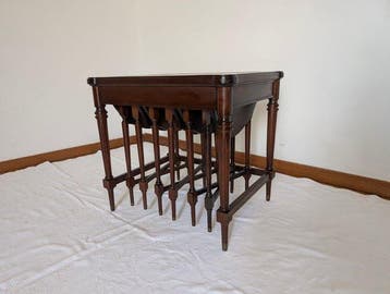 Set bijzettafels (4) - Hout - Engelse stijl