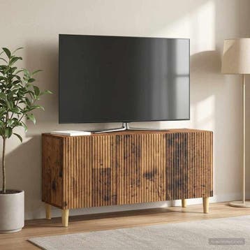 vidaXL TV Kast 99 x 34,5 x 50 cm Oud hout Bewerkt hout, Verzenden