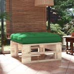 vidaXL Tuinhocker pallet geïmpregneerd grenenhout, Verzenden