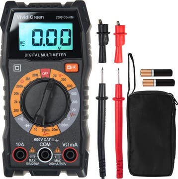 Digitale Multimeter AC / DC Voltage Meter - Spanningsmeter, Verzenden, Zo goed als nieuw, Multimeter